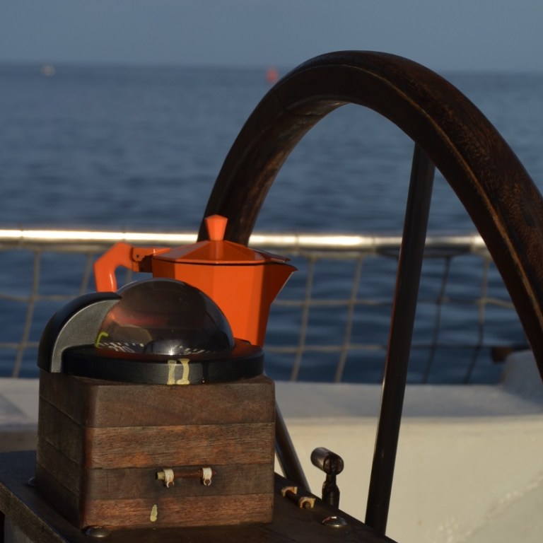 Letzter Kaffee auf der Melody